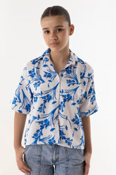 Stitched Kids Dobby Shirt